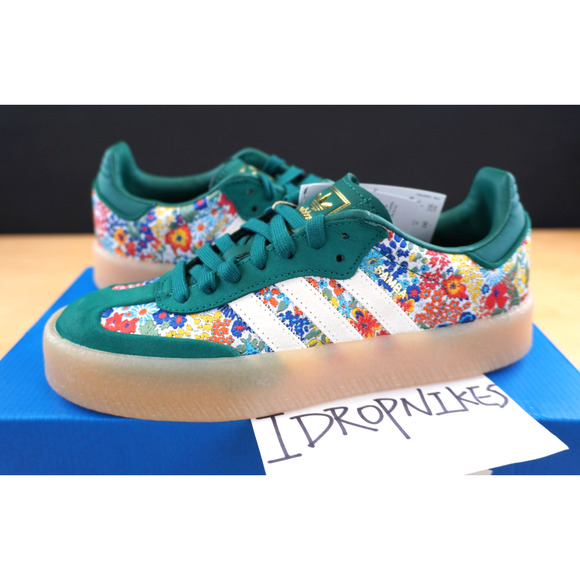Adidas Sambae x Liberty London Green Floral Women´s...